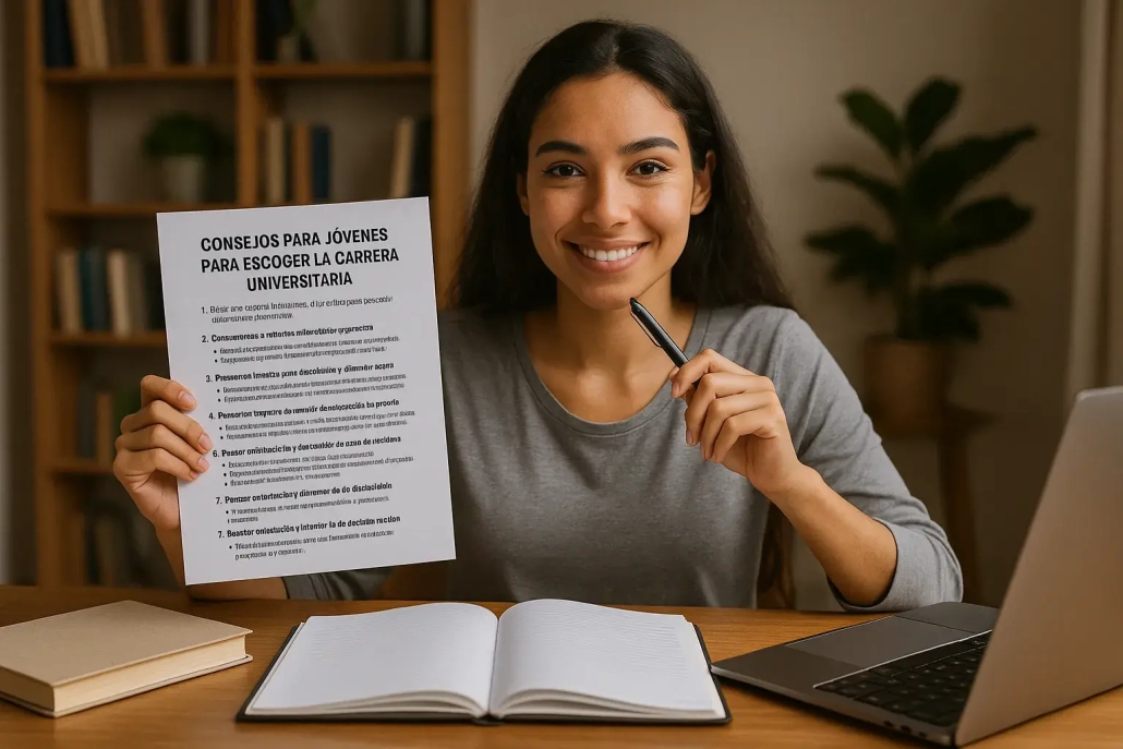 Consejos para jóvenes para escoger la carrera universitaria